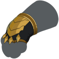 Black Guard's Front Greaves