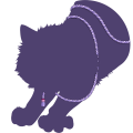 Purple Jute Drape