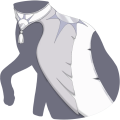 White Regal Phoenix Mantle