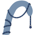 Blue Jute Tail Tangle