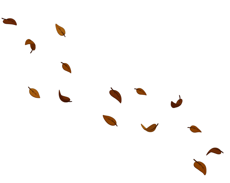 File:Orange Windblown Leaves.png