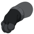 Black Woolen Gloves