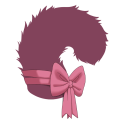 Pink Sweetheart Tail Ribbon