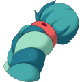 Teal Jute Braided Tail