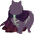Purple Necromantic Cloak