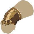 Brown Guard's Front Greaves