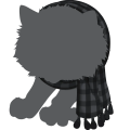 Black Woolen Scarf