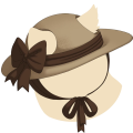 Brown Sweetheart Sun Hat