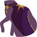 Purple Regal Phoenix Mantle