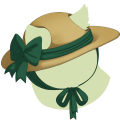 Green Sweetheart Sun Hat