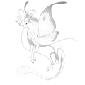 Art of the Venus Silkwing Moontail.