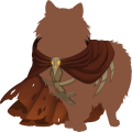 Orange Necromantic Cloak