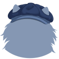 Blue Woolen Cap