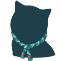 Teal Jute Necklace