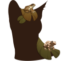 Brown Frog Friends