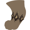 Brown Regal Anklets