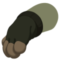 Green Woolen Gloves