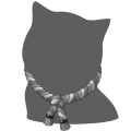 Grey Jute Necklace