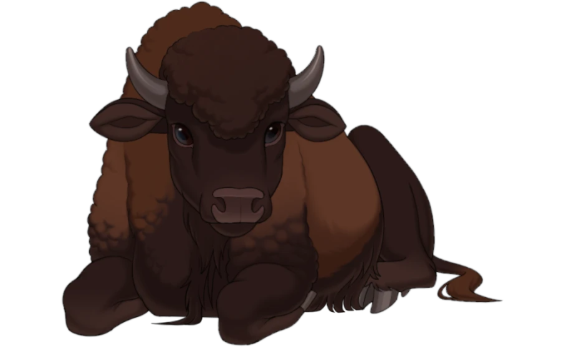 File:Elder Laying Bison.png