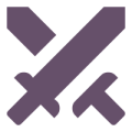 Negative relationship icon