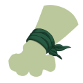 Green Sweetheart Wrist Ribbon