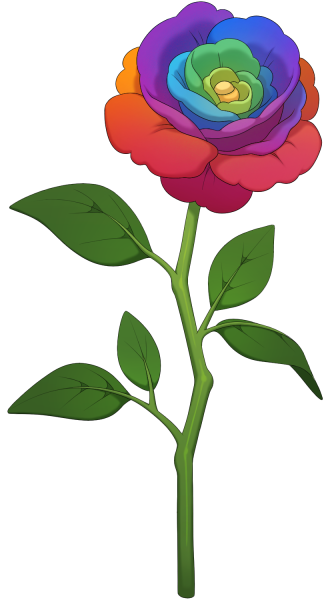 File:Rainbow Rose.png