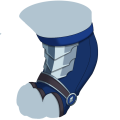 Blue Guard's Back Greaves