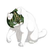 Green Gilded Helm on a Shorthair Mars