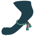 Teal Jute Anklets