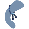 Blue Jute Bracelets