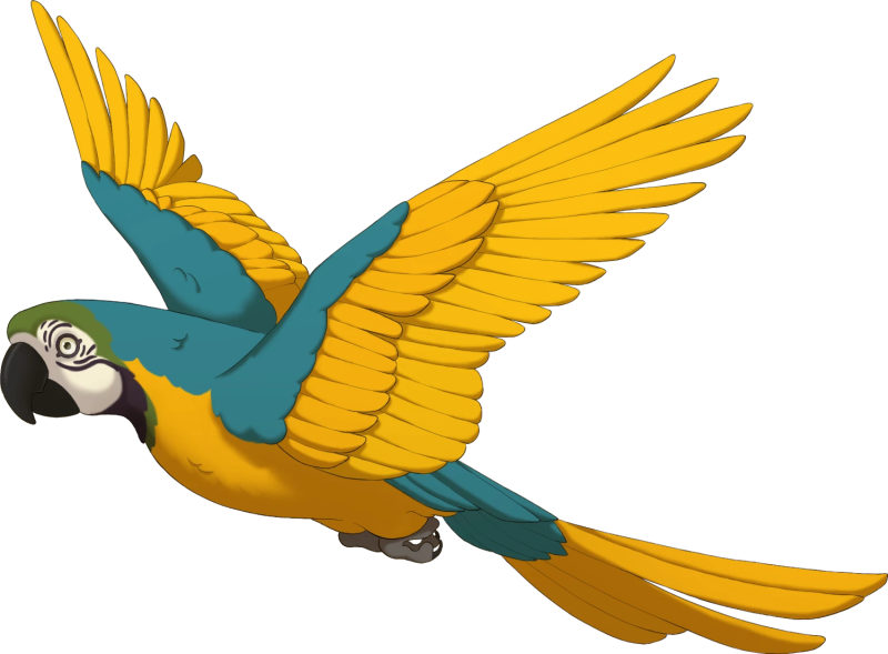 File:Flying Blue Parrot.png