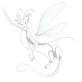 Art of the Venus Lacewing Moontail.