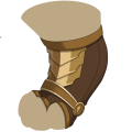 Brown Guard's Back Greaves