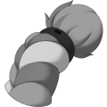 Grey Jute Braided Tail