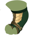 Green Guard's Back Greaves