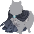 Grey Necromantic Cloak