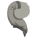Grey Woolen Tail Cozy