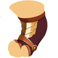 Orange Guard's Back Greaves