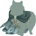Teal Necromantic Cloak