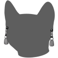 Grey Jute Earrings