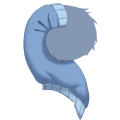 Blue Woolen Tail Cozy