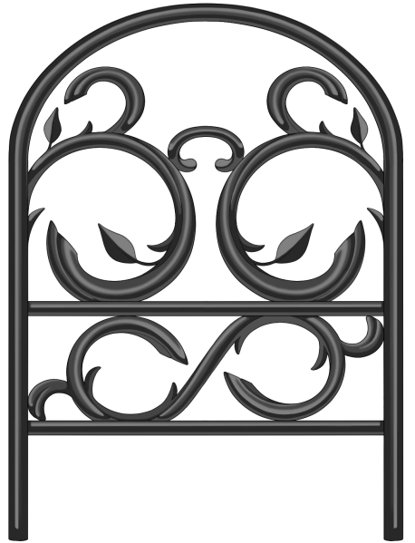 File:Black Decorative Fence.png