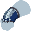 Blue Guard's Front Greaves