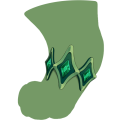 Green Regal Anklets