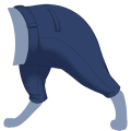 Blue Woolen Pants