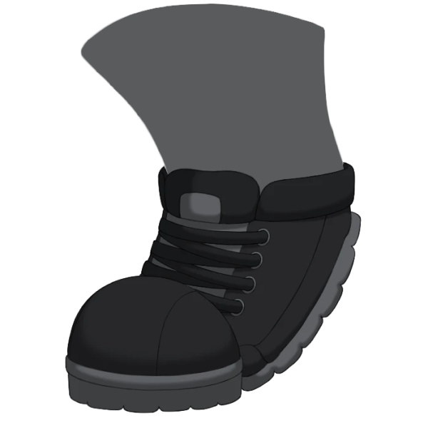 File:Black Woolen Work Boots.png