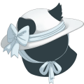 White Sweetheart Sun Hat