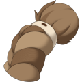 Brown Jute Braided Tail