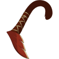 Red Regal Tail Wrap