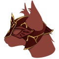 Red Gilded Helm